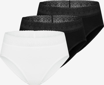 Mey Panty 'Modal Lace' in Grey: front