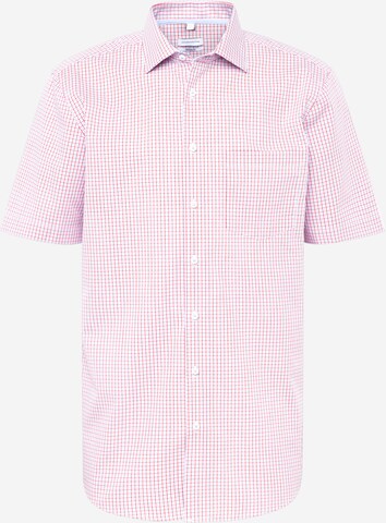 SEIDENSTICKER - Ajuste regular Camisa en rojo: frente