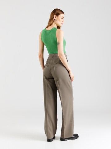 TAIFUN Regular Pleated Pants in Grey