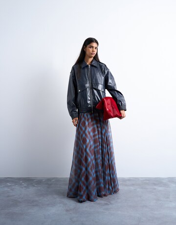 TOPSHOP Демисезонная куртка 'CARRY' в Синий: спереди