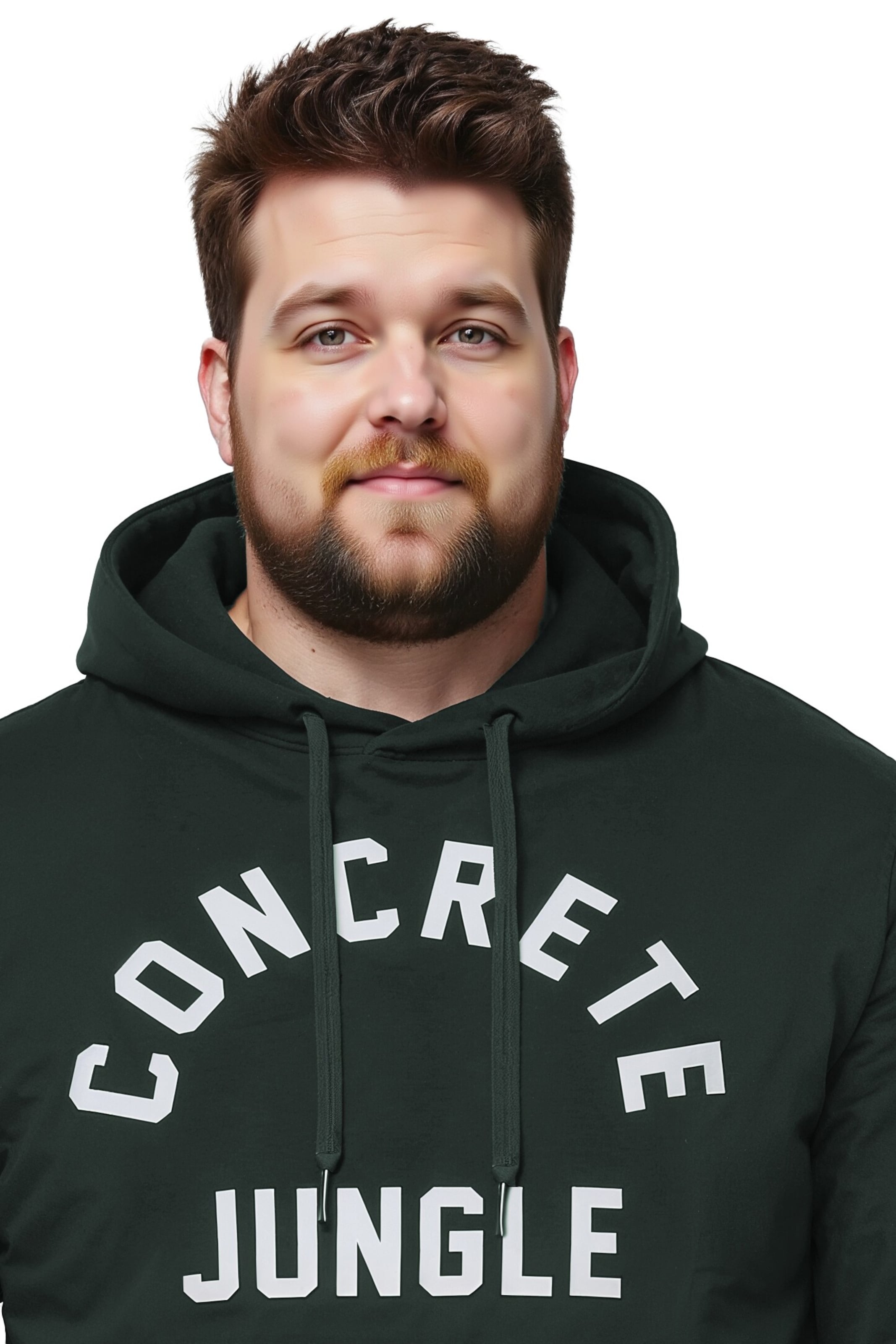 Men Plus Sweatshirt in Green