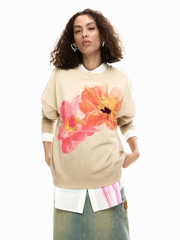 Desigual Tréning póló - bézs: elől