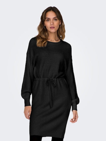 Rochie tricotat 'KATIA' de la ONLY pe negru: față