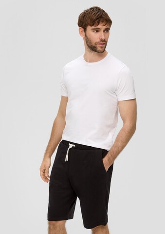 Regular Pantalon s.Oliver en noir : devant