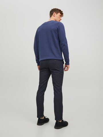 Coupe slim Pantalon chino 'MARCO CONNOR' JACK & JONES en bleu