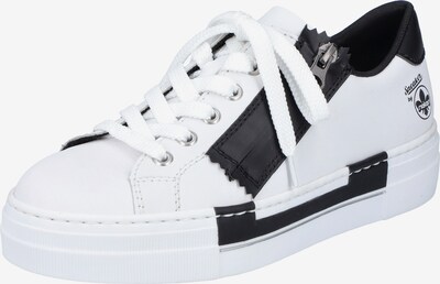 Rieker Sneakers ' N4936 ' in Black / White, Item view