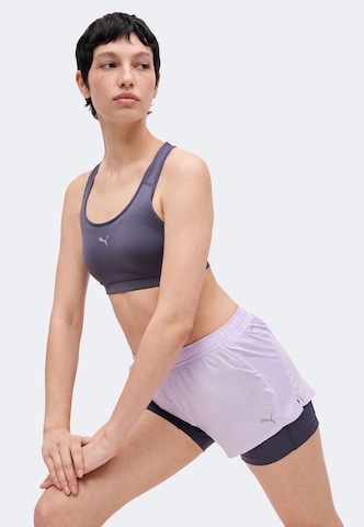 PUMASkinny Sportske hlače 'VELOCITY 3' - ljubičasta boja