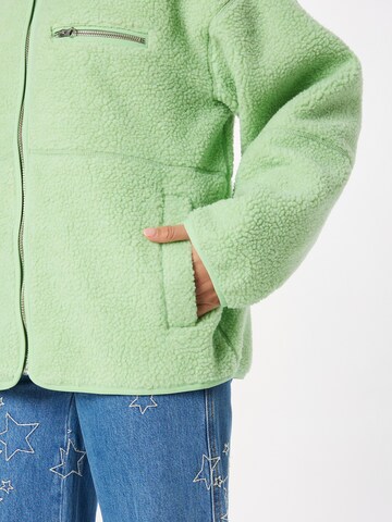 Samsøe Samsøe Fleece Jacket 'Ani' in Green