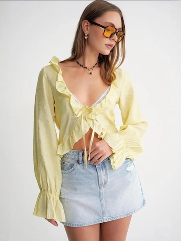 MixRay Blouse in Geel