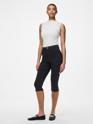 PIECES Slimfit Jeggings 'PCSKINWEAR' in Schwarz