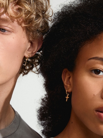 Pilgrim - Pendientes 'Flynn' en oro: frente