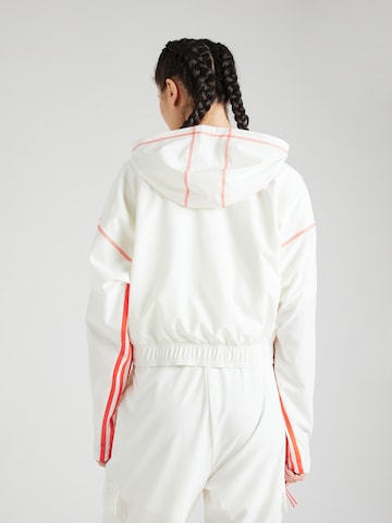 ADIDAS SPORTSWEAR Athletic Zip-Up Hoodie 'Dance All-gender Versatile' in White
