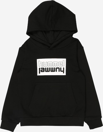 Hummel Sportief sweatshirt 'DUO' in Zwart: voorkant
