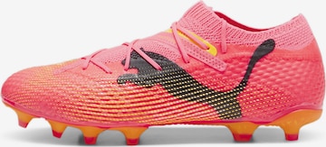 Chaussure de foot 'Future 7 Pro+' PUMA en rose : devant