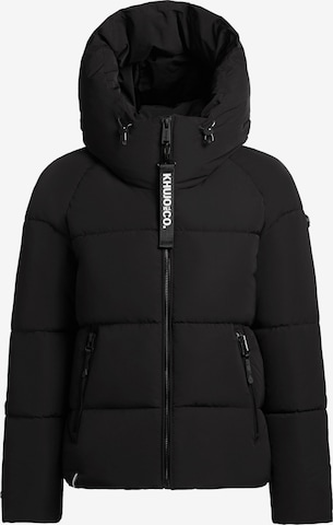 Veste d’hiver 'Ono' khujo en noir : devant