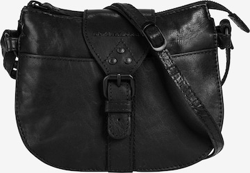 Spikes & Sparrow Umhängetasche in Schwarz: Vorderseite