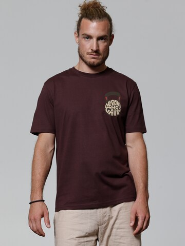 T-Shirt ' No Pain, no Gain 01 ' Watapparel en rouge : devant