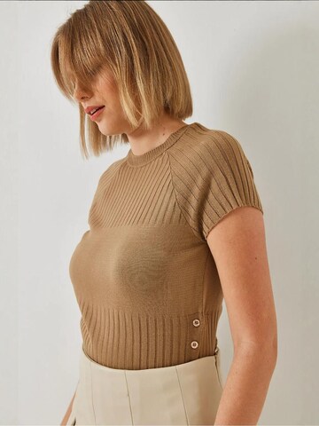 Bianco LucciPulover 'Pullover' - smeđa boja