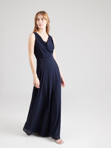 Robe de soirée 'ROBIN' WAL G. en bleu : devant