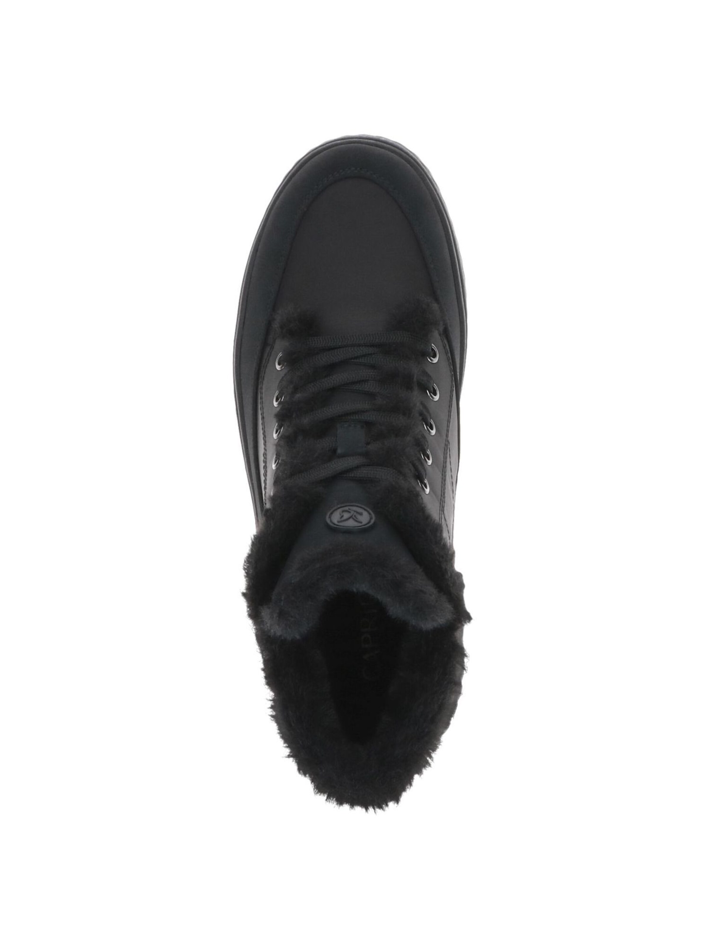 CAPRICE Schnürstiefelette in Schwarz