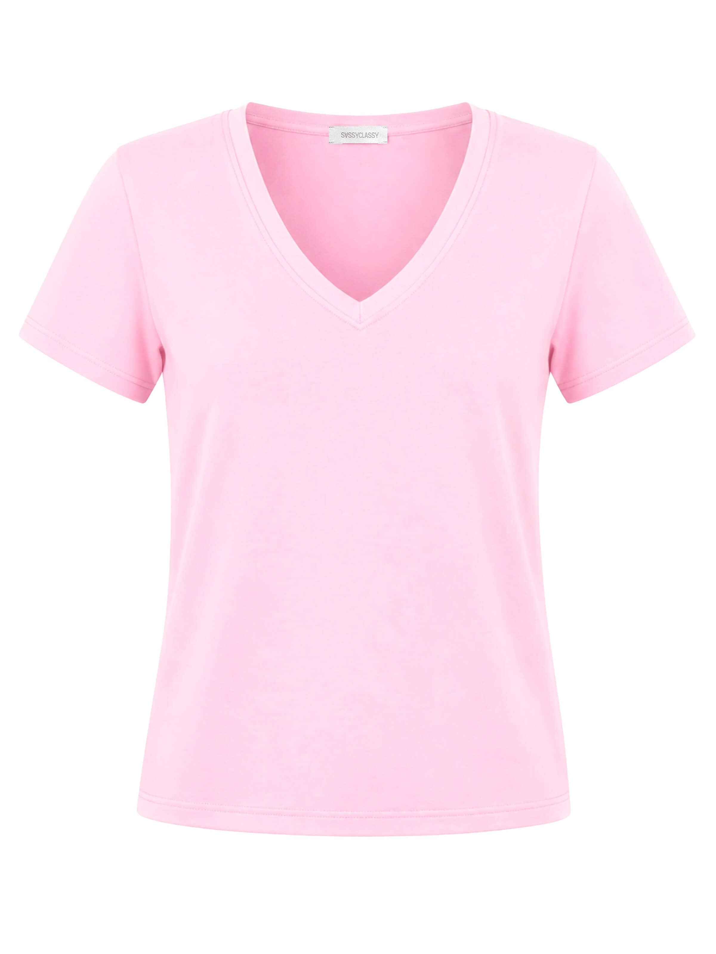 SASSYCLASSY Top in Roze: voorkant