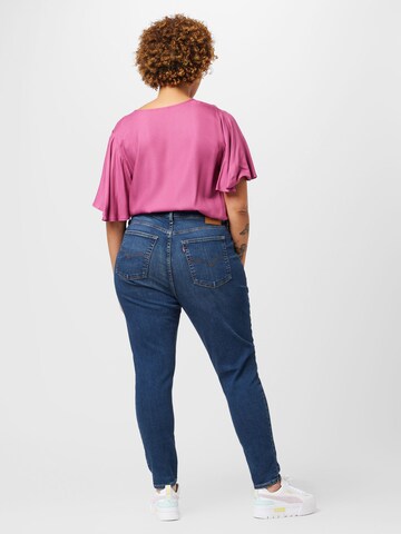 zils Levi's® Plus Šaurs Džinsi '721 PL Hi Rise Skinny'