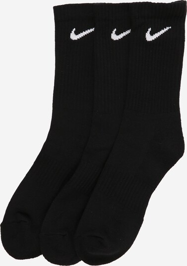 NIKE Chaussettes de sport en noir / blanc, Vue avec produit