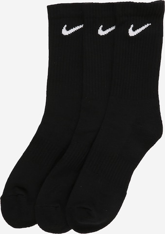 Chaussettes de sport NIKE en noir : devant