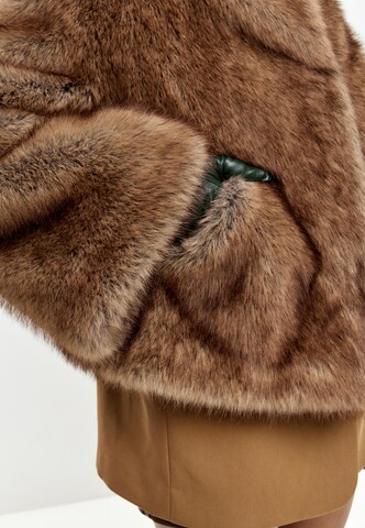 CESARE GASPARI Winter coat 'Golden Hour' in Brown
