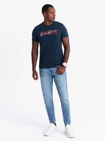 Ombre Shirt in Blauw