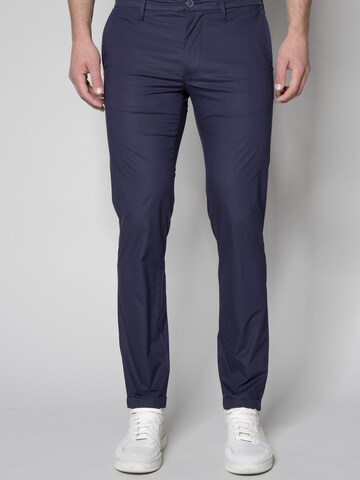Re-HasH Regular Hose MUCHA in Blau: Vorderseite