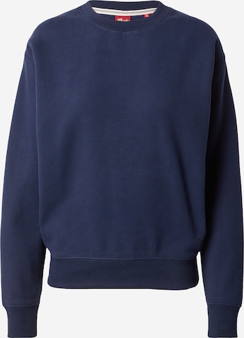 Superdry Sweatshirt 'ESSENTIAL' in Blue: front