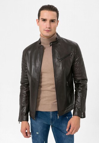 Veste mi-saison Jimmy Sanders en marron