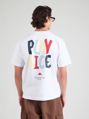 balta ELLESSE Marškinėliai 'Play Nice': priekis