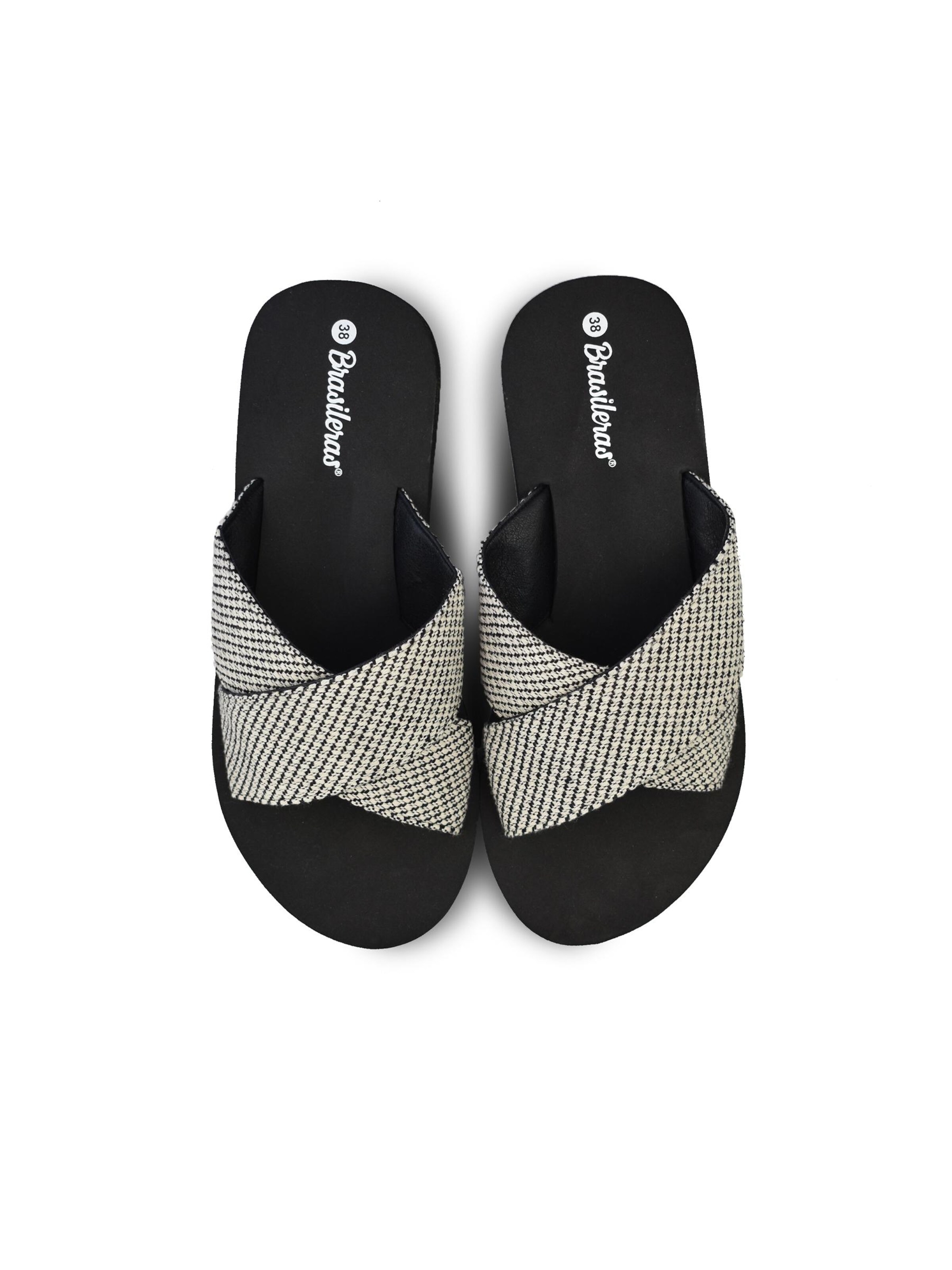 Sandales 'Aspa' Brasileras en noir