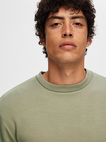 Sweat-shirt SELECTED HOMME en vert