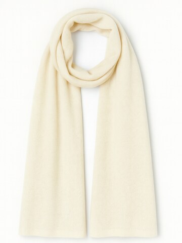 KOPYTO Schal 'MANUL - Großer Breiter Schal aus 100% Merinowolle RWS' in Beige: Vorderseite