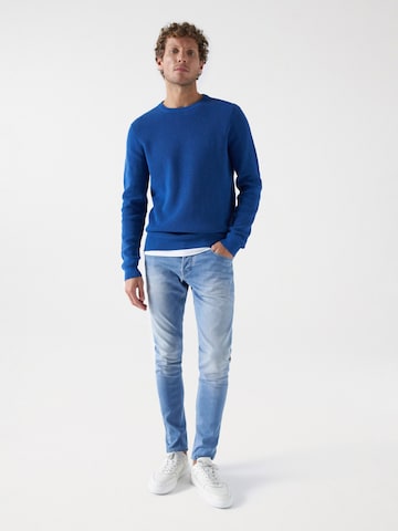 Salsa Jeans Pullover in Blau