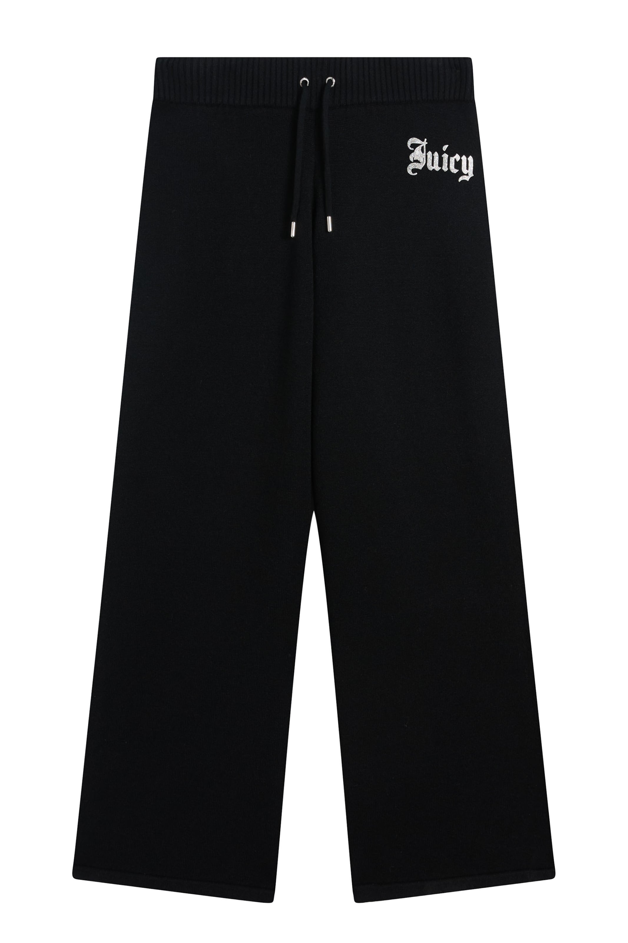 Juicy Couture Loosefit Hose in Schwarz: Vorderseite