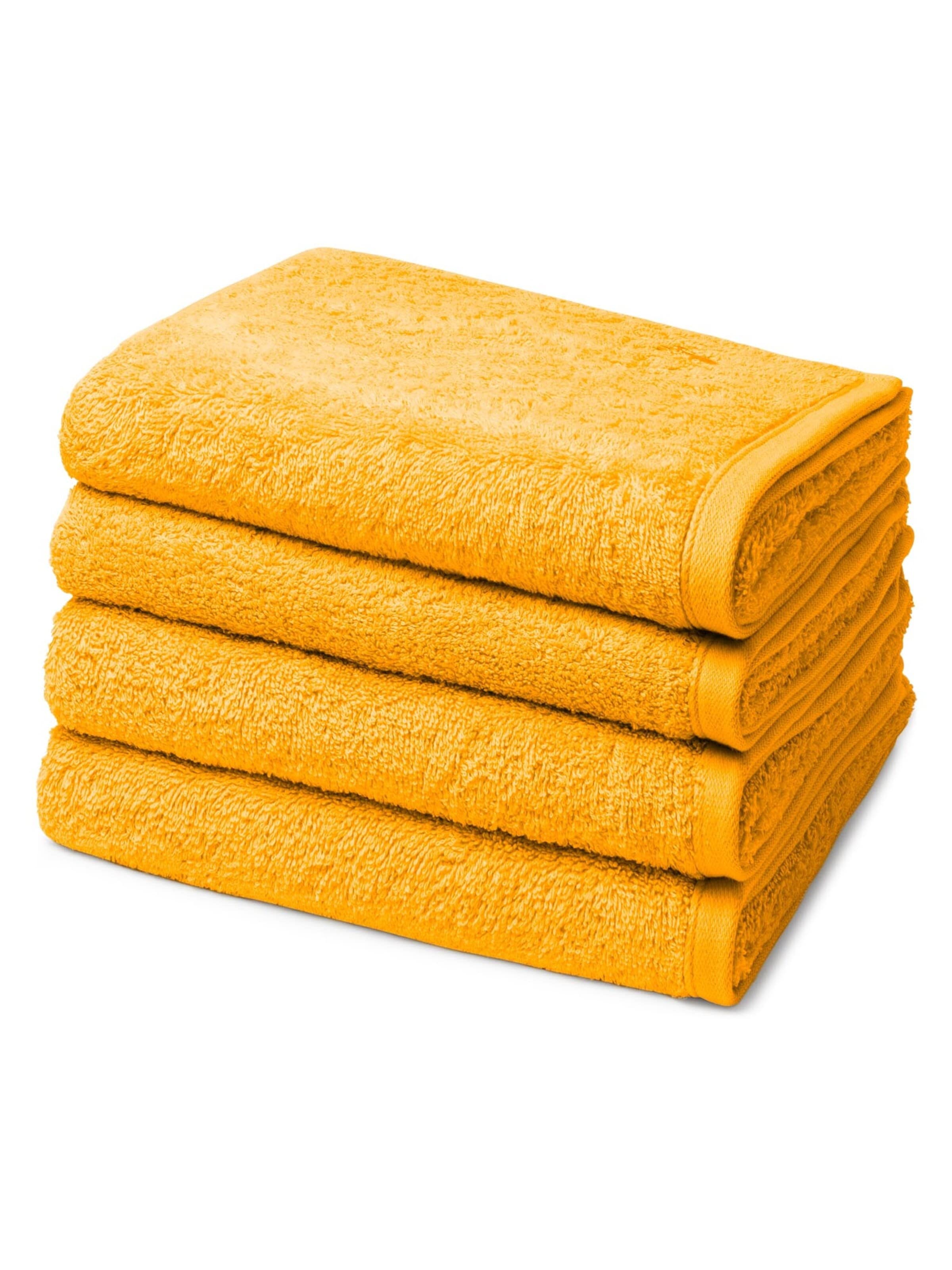 ROSS Handtuch 'Vita'‌‌‌‌‌‌‌‌‌‌ in Gelb: Vorderseite