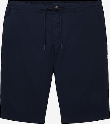 Regular Pantalon chino TOM TAILOR en bleu : devant