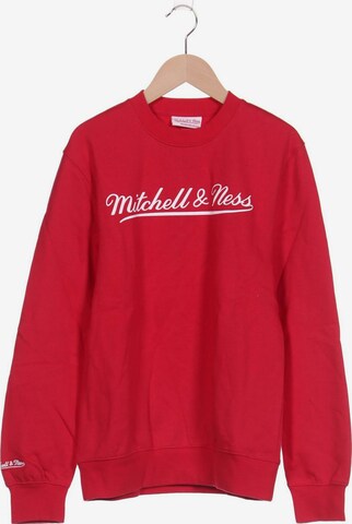 Mitchell & Ness Sweatshirt & Zip-Up Hoodie in S in Red: front