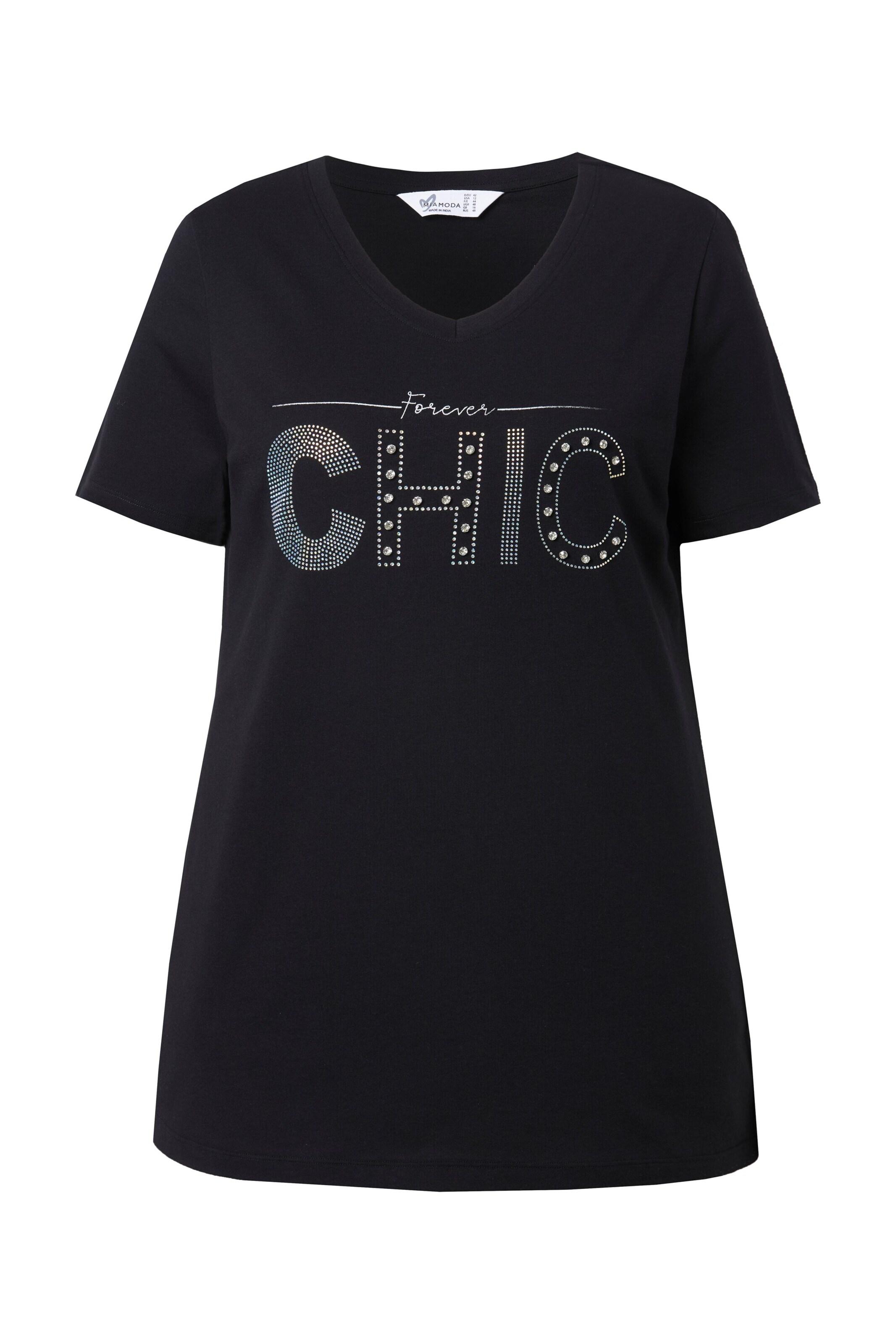 MIAMODA Shirt in Zwart: voorkant