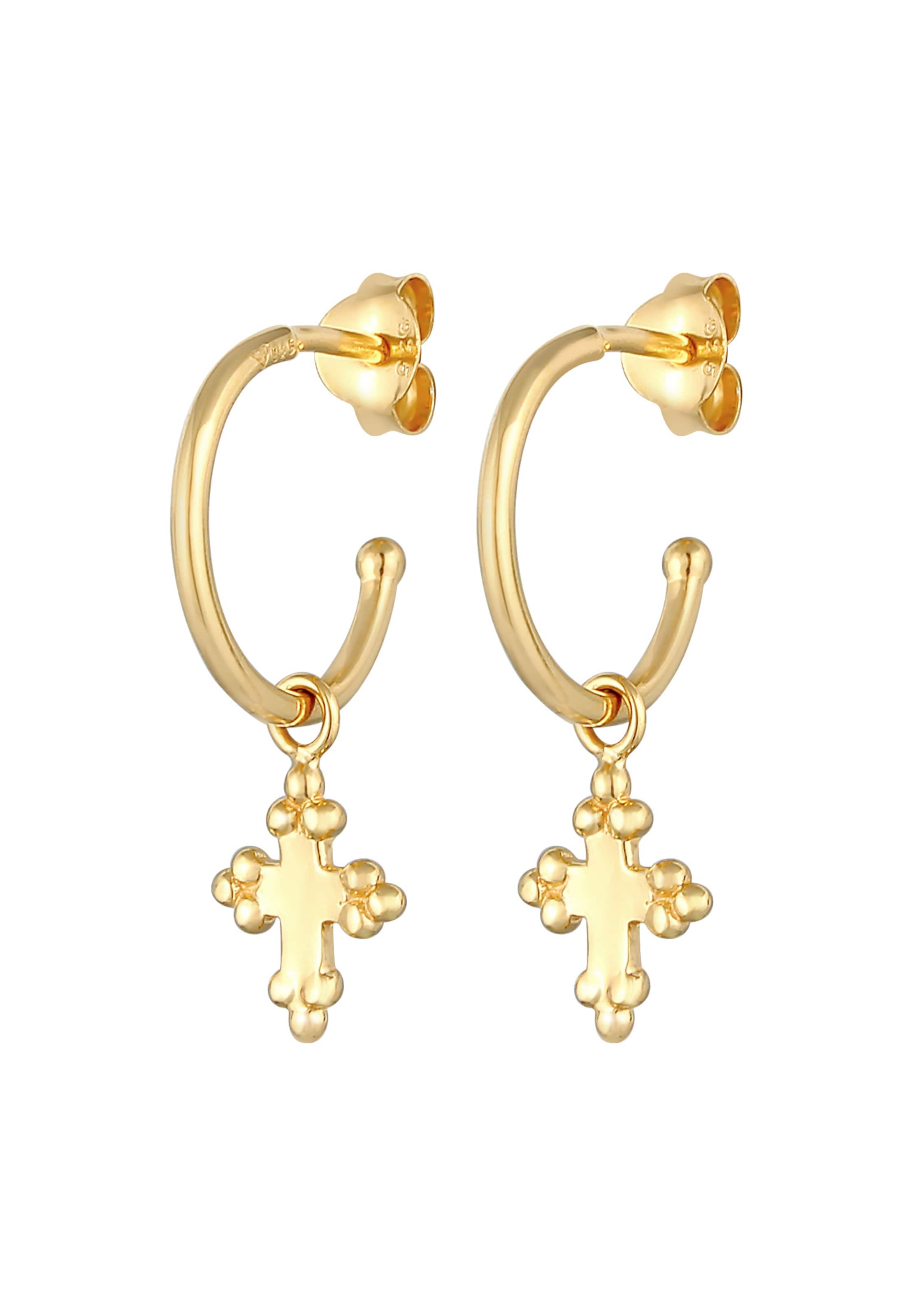 ELLI Earrings in Gold: front