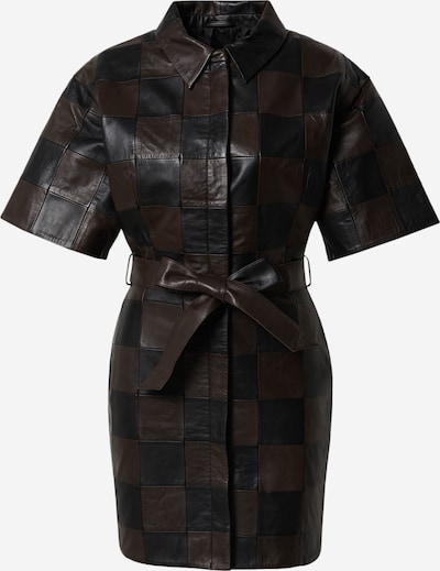 LeGer Premium Kleid 'Nina' in dunkelbraun / schwarz, Produktansicht