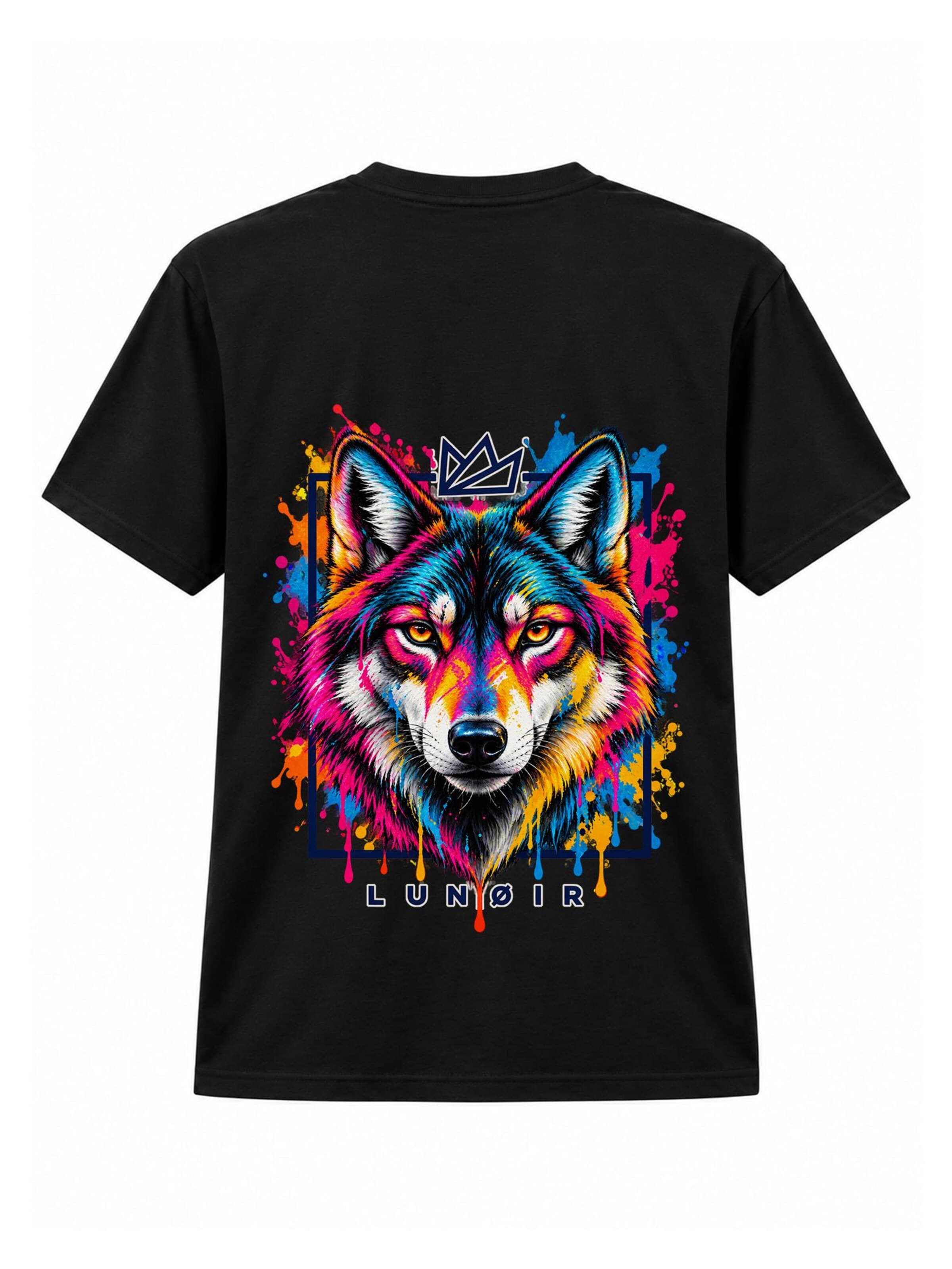 LUNØIR StudioMajica 'Tropical Riot – Urban Howl' - crna boja: prednji dio