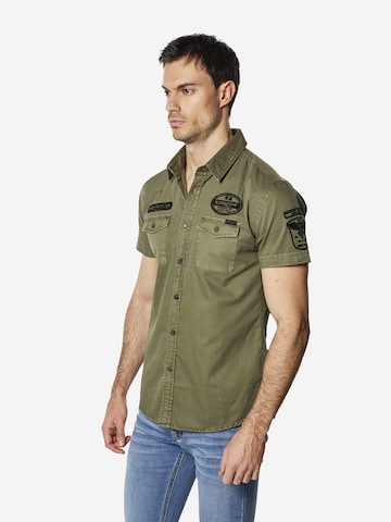 Coupe slim Chemise KOROSHI en vert