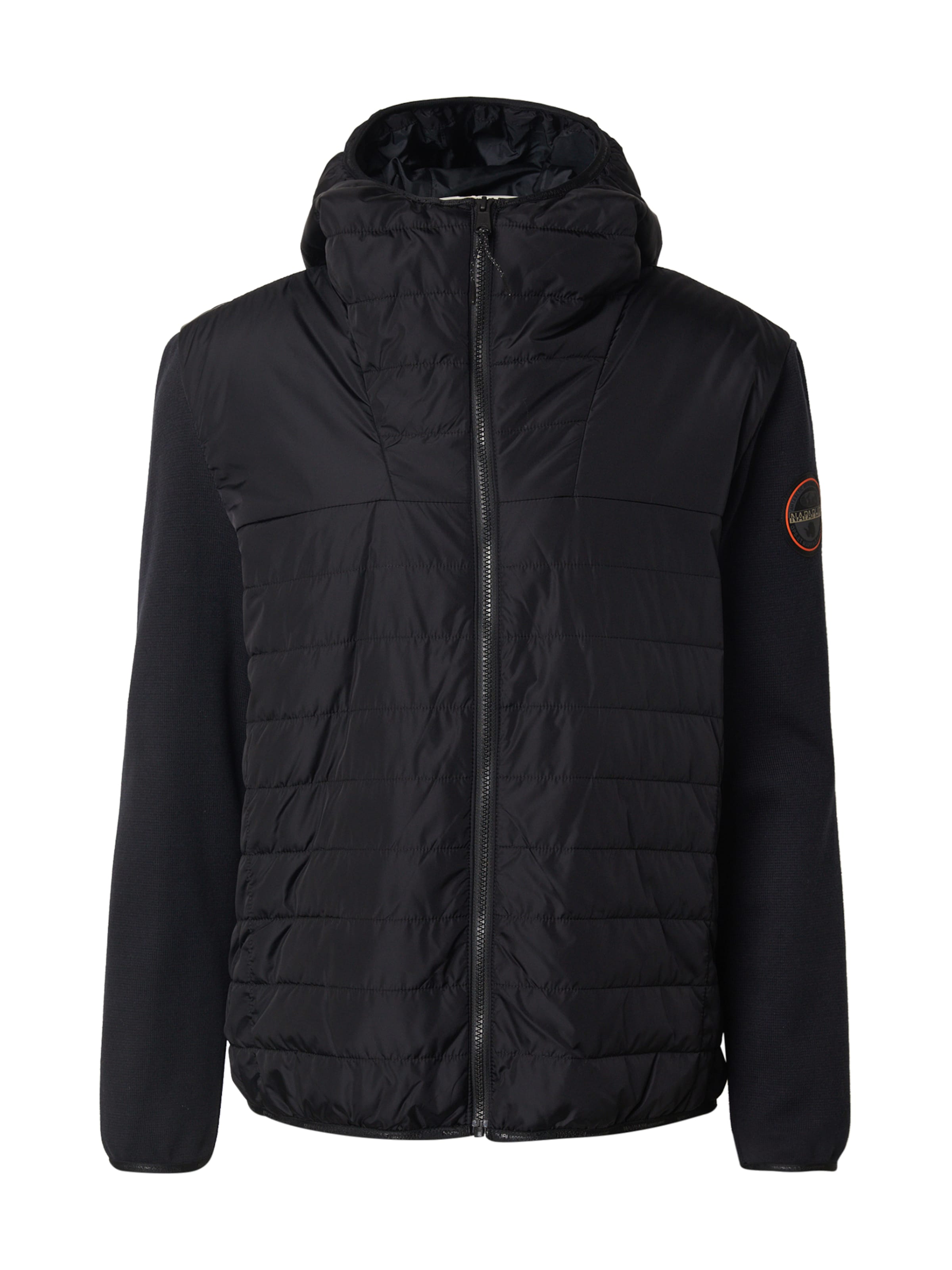 juoda NAPAPIJRI Demisezoninė striukė 'D-Tosa': priekis