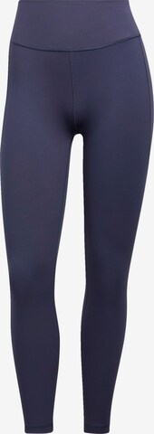 ADIDAS SPORTSWEAR Workout Pants 'Studio' in Blue: front