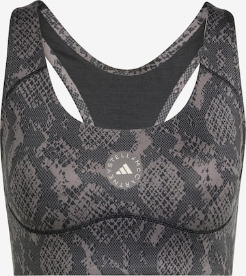 ADIDAS BY STELLA MCCARTNEY Спортивный бюстгальтер 'Power Impact' в Серый: спереди